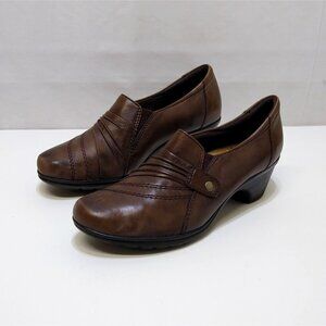 Earth Origins By Earth Rochester Leather Uppers Women's 7.5M Slip-On Low Heels